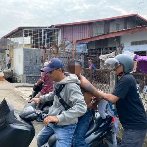 Sat Reskrim Polres Pelabuhan Belawan Tangkap Pelaku Pengrusakan Kaca Bus di Depan Dermaga Bandar Deli