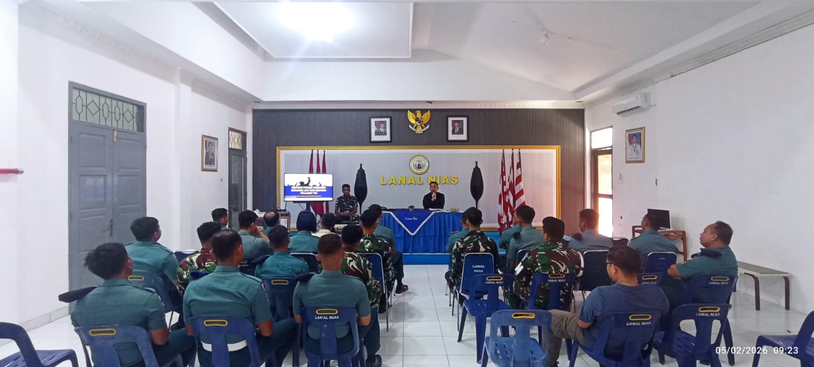 Jaga Jati Diri dan Citra TNI AL, Lanal Nias Gelar Binpers Fungsi Komando