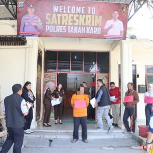 Ungkap Perkara Secara Terang, Polres Tanah Karo Gelar Rekontruksi Kasus Pembunuhan Batukarang