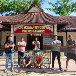 Dua Pria Pelaku Pencurian Jerejak Sebuah Rumah, Diamankan Polsek Tanjung Pura