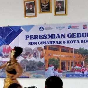 SDN Cimahpar 5 Diresmikan Oleh Wakil Walikota Bogor
