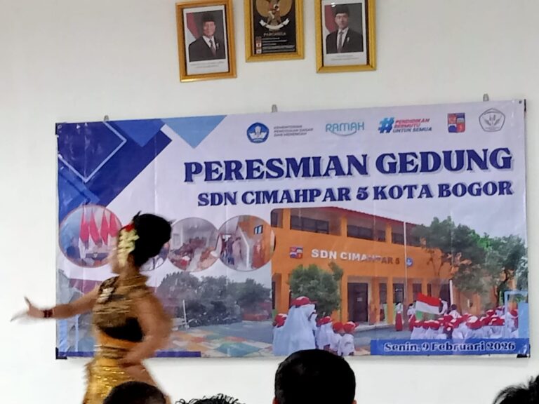 SDN Cimahpar 5 Diresmikan Oleh Wakil Walikota Bogor