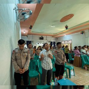 Brimob Hadir Menyeluruh di Batang Toru : Dari Dapur Lapangan, Cat Huntara, hingga Ibadah Bersama Warga