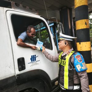 Operasi Keselamatan Semeru 2026 Ditlantas Polda Jatim Tertibkan Penggunaan Lajur Jalan Tol