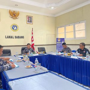 Danlanal Sabang Pimpin Rakorsetda Caba Pria/Wanita dan Tamtama PK Gelombang I Tahun 2026