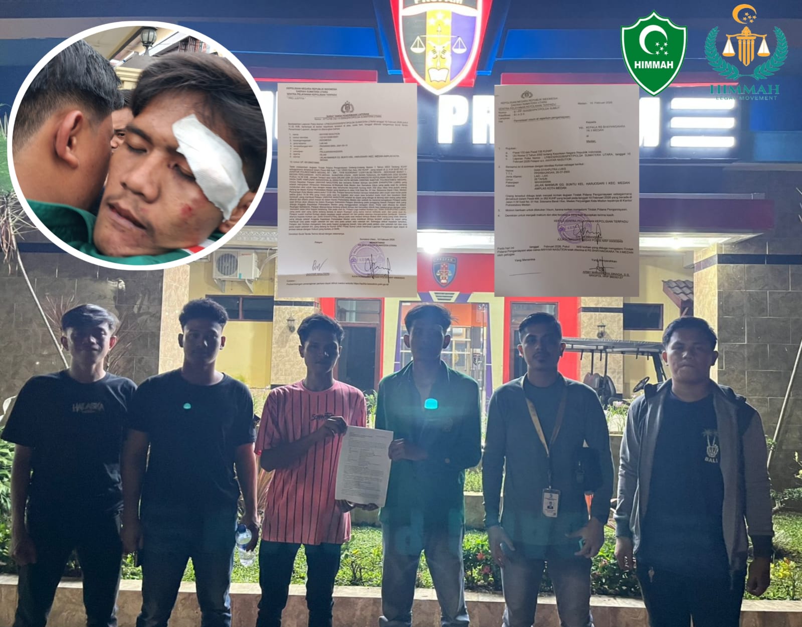 Dugaan Penganiayaan Mahasiswa : HLM Law Firm Dampingi Korban Tindakan Represif Laporkan Oknum Polrestabes Medan ke Propam Polda Sumut!