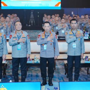 Beri Arahan di Rapim Polri, Kapolri Tegaskan Dukung-Kawal Penuh Program Pemerintah