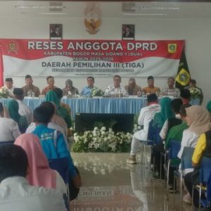 Anggota DPRD Kabupaten Bogor Dapil III Gelar Reses Masa Sidang II Tahun 2025–2026 di Cigombong