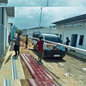 Brimob Polda Sumut Pastikan Keamanan Pembangunan Hunian bagi Korban Banjir dan Longsor Sipirok