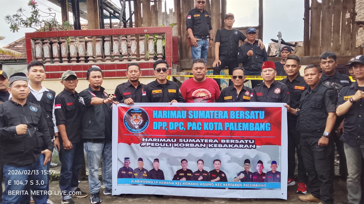 Solidaritas Tanpa Batas, Harimau Sumatera Bersatu Bantu Warga Korban Kebakaran