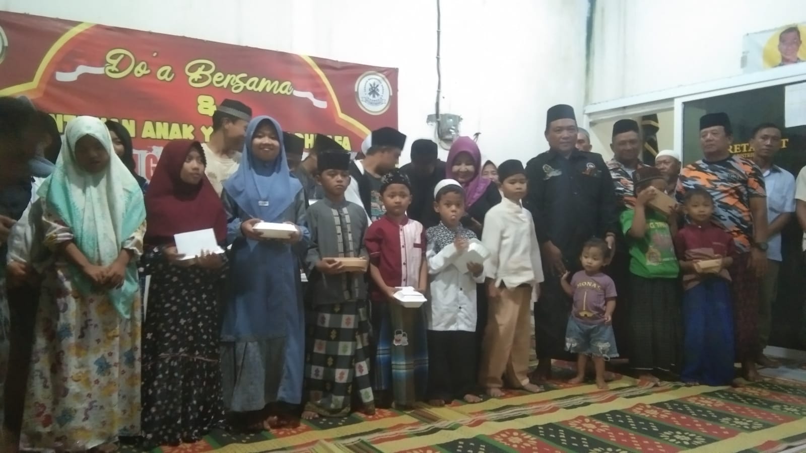 Rutinitas Santunan  Anak Yatim dan Dhuafah LSM GMBI distrik Gresik