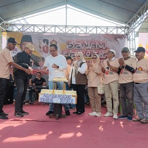 Partai Gerindra Memperingati HUT ke 18 di Ds Sumput Kec Driyorejo Kab Gresik