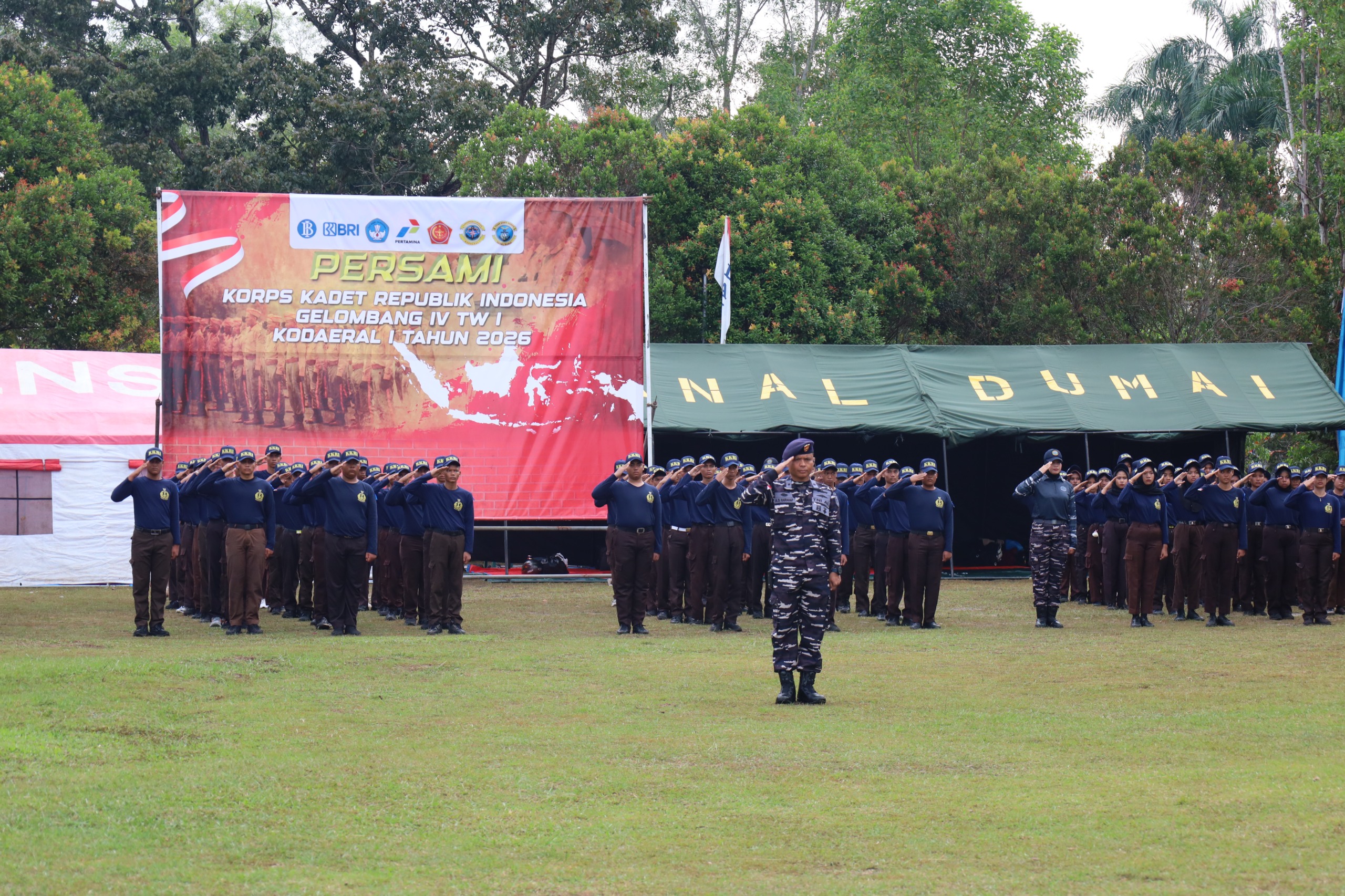 Siapkan Generasi Muda Tangguh dan Berkarakter, Wadan Kodaeral I Resmi Buka Persami Korps Kadet Republik Indonesia Gelombang IV TW I 2026