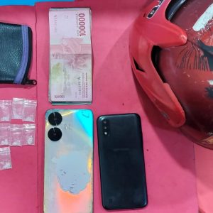 Polres Pelabuhan Tanjung Perak Ringkus Tiga Pengedar, Puluhan Paket Sabu Disita di Sawah Pulo