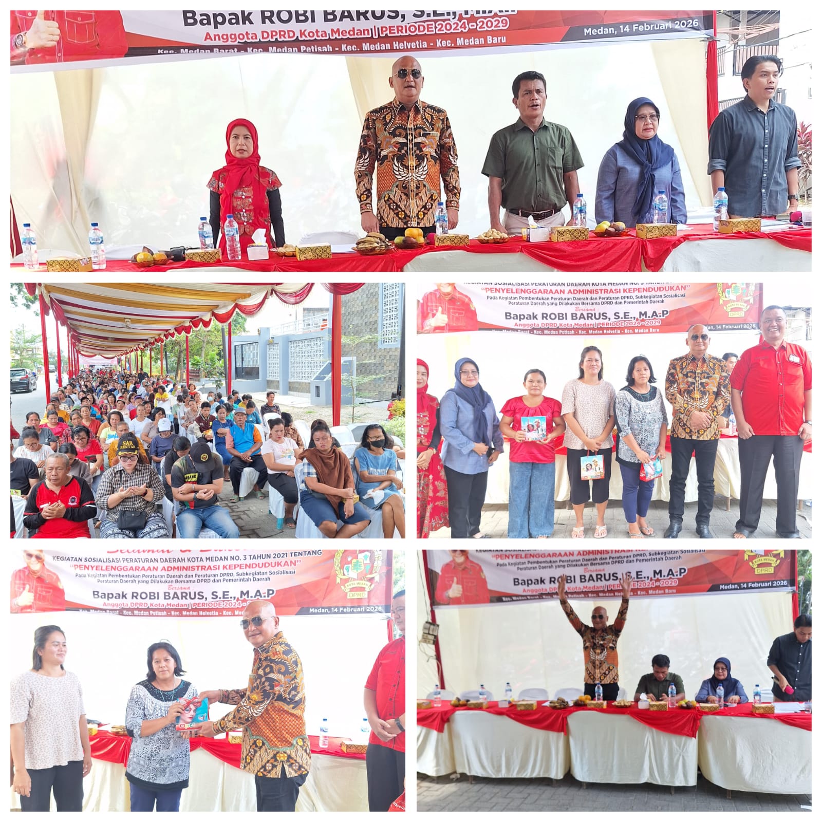 Robi Barus S.E M.A.P Kembali Melakukan Sosper di Daerah Pemilihannya