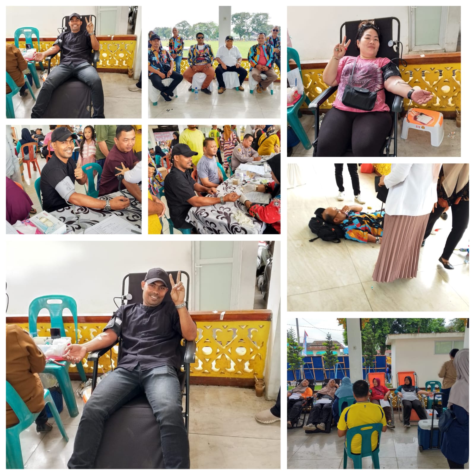 Dihadiri Oleh Ketua Umum DPP Pemuda Karya Nasional, Acara Donor Darah DPD II PKN Kota Binjai Berlangsung Sukses