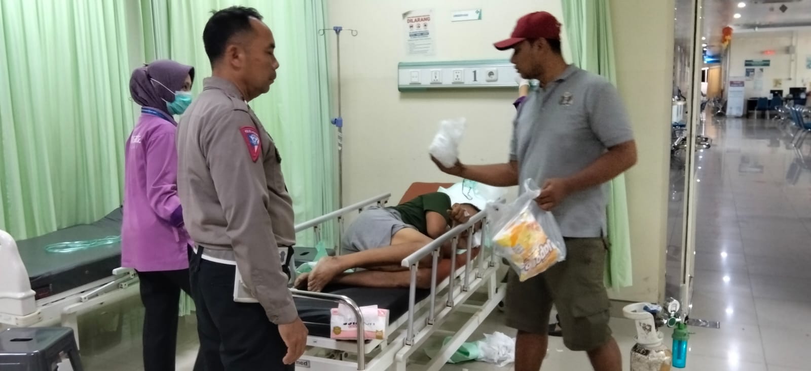 Kecelakaan Dua Sepeda Motor di Jalan Raya Boteng Menganti, Satu Korban Luka Berat