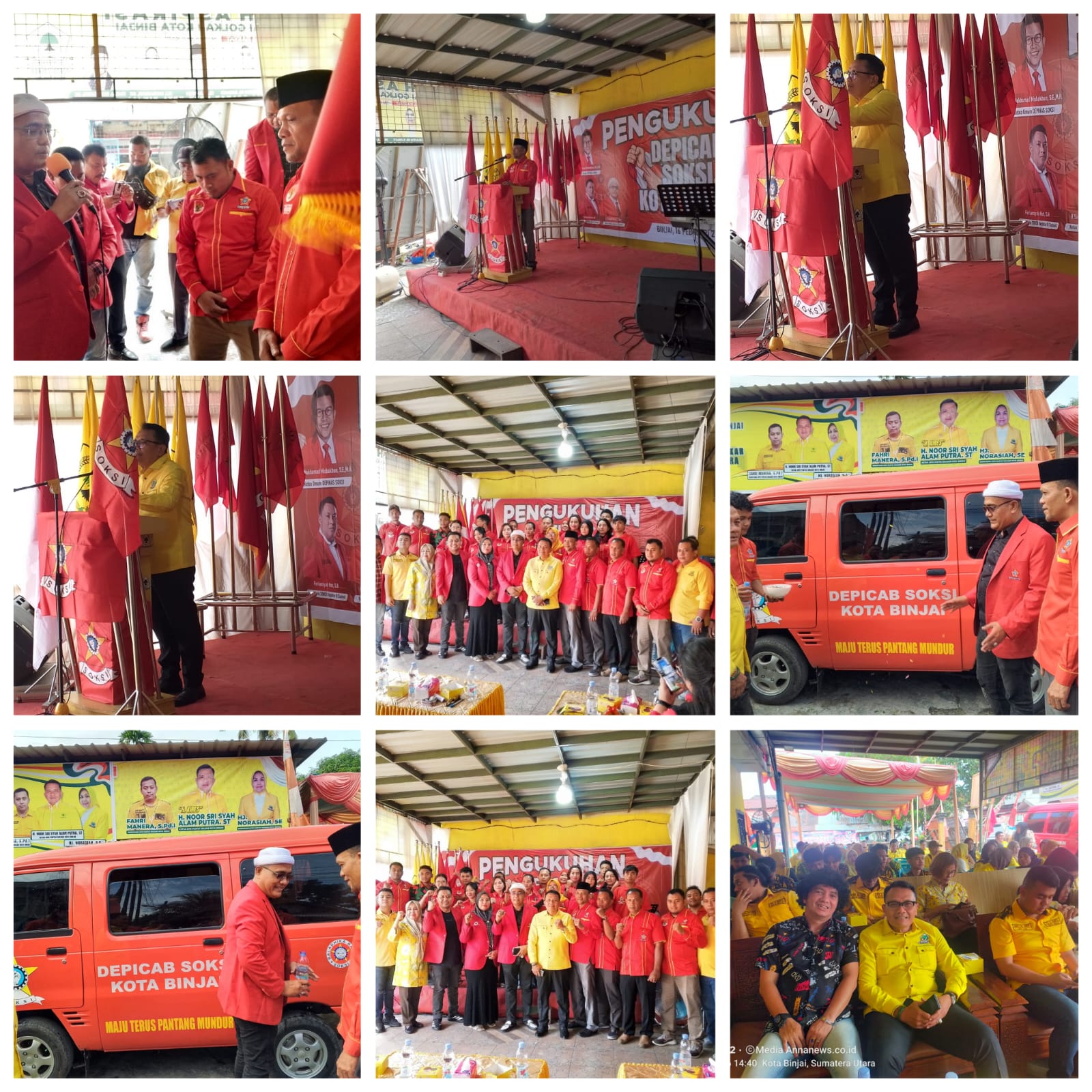 Maruli Malau Pimpin Depicab Soksi Kota Binjai 2022 – 2027