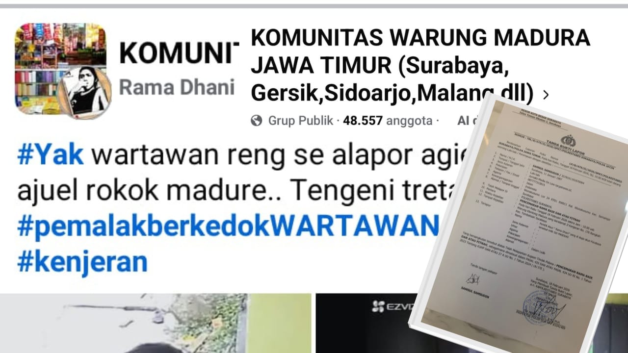 Jurnalis Surabaya Laporkan Penyebaran Rekaman CCTV ke Polrestabes, Diduga Langgar KUHP Baru