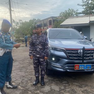 Pomal Lanal Bintan Gelar Operasi Penegakkan Ketertiban Secara Tegas dan Humanis