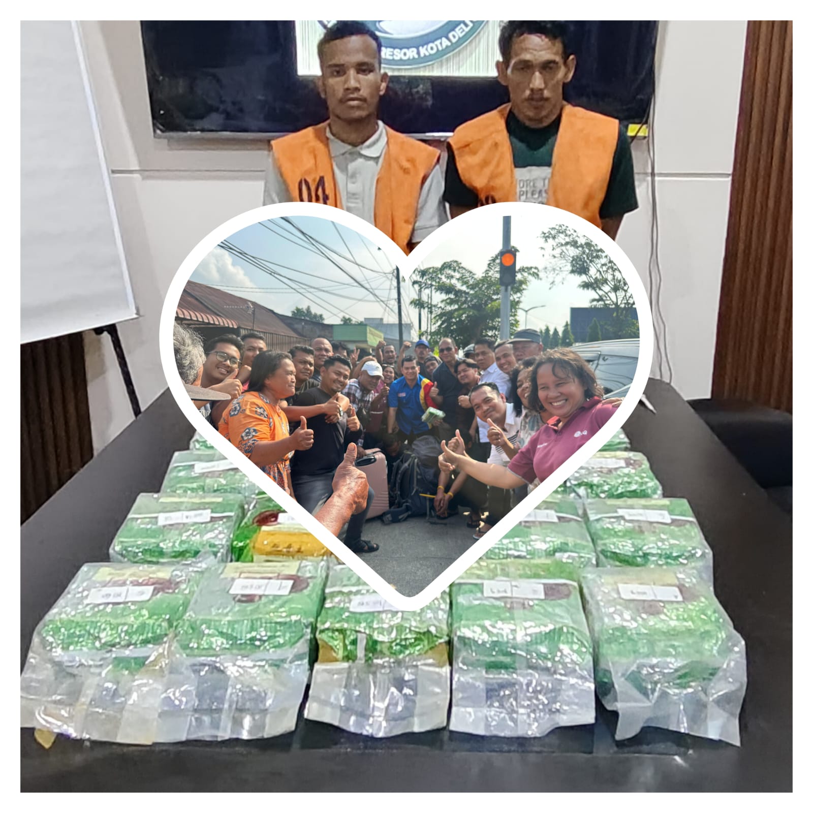 Satnarkoba Polresta Deli Serdang Gagalkan Peredaran 21 Kilogram Sabu