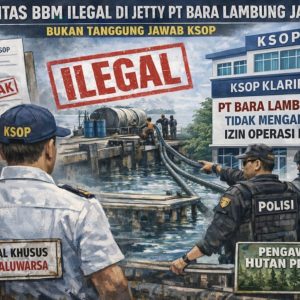 Klarifikasi KSOP: Aktivitas BBM Ilegal di Jetty PT Bara Lambung Jaya Bukan Tanggung Jawab KSOP