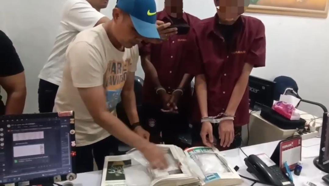 Modus Baru Peredaran Narkoba : 680 Gram Sabu Diselipkan dalam Buku, Polda Sumut Bongkar Sindikat