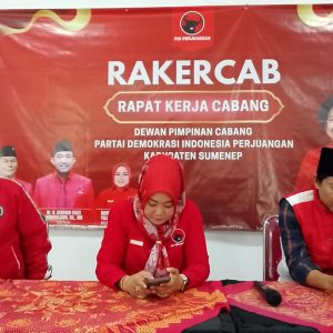 Gelar Rakercab, PDI Perjuangan Sumenep Tegaskan Komitmen Kerja Kerakyatan