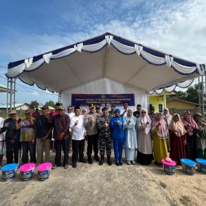 Lanal Bintan Gelar Bakti Sosial dan Cek Kesehatan Gratis di Desa Busung, Seri Kuala Lobam