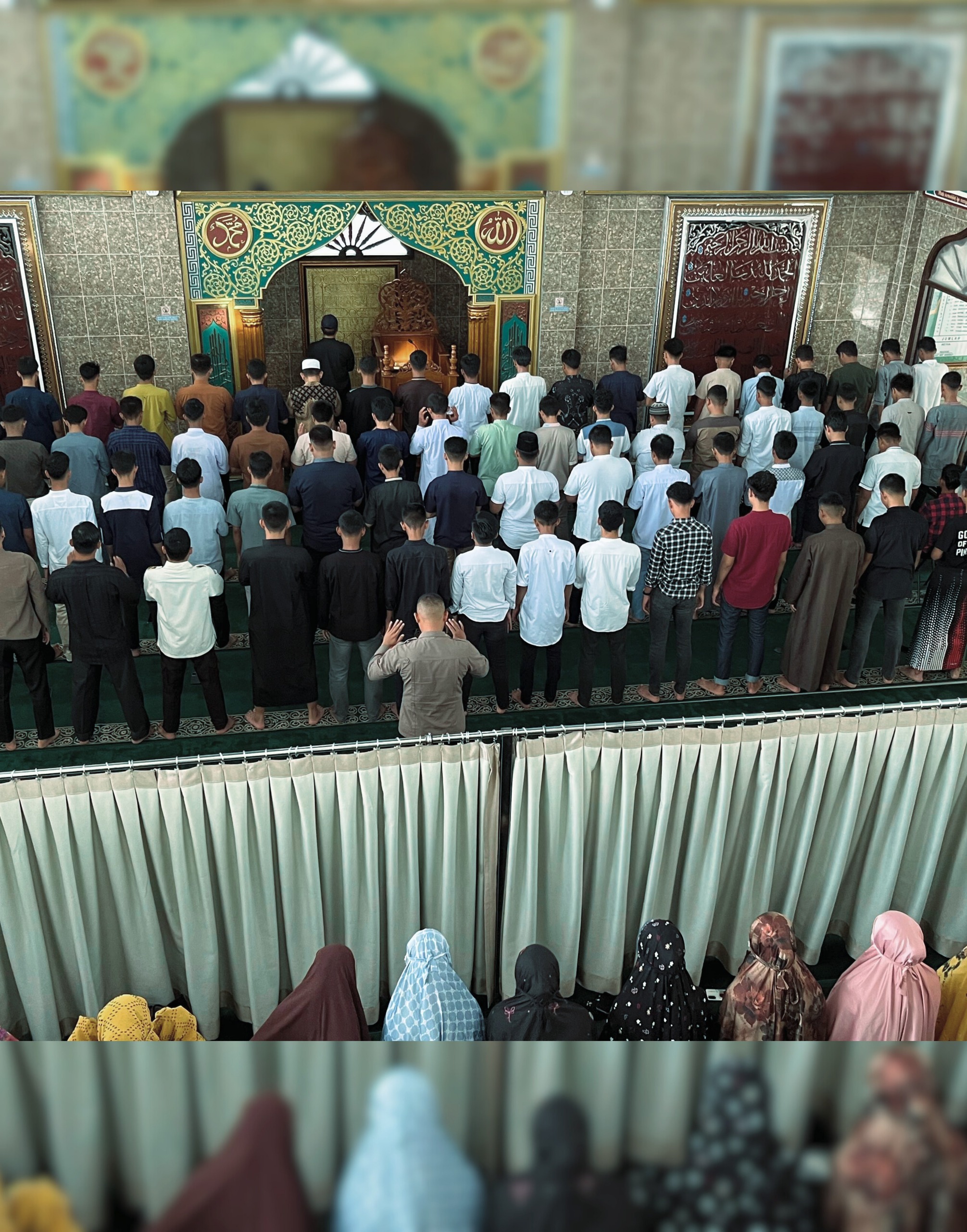 Menumbuhkan Karakter Religius Sejak Dini, Brimob Hadir Dampingi Siswa SMA Kemala Bhayangkari 1 Medan