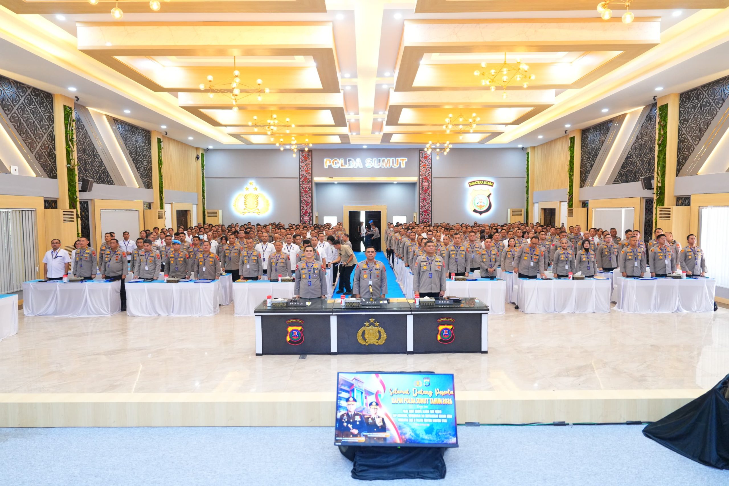 Rapim 2026, Kapolda Sumut Tegaskan : Jaga Marwah Institusi, Zero Pelanggaran Tanpa Kompromi