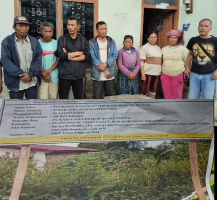 Proyek Jalan By Pass Siborong-borong Jadi Polemik Karena Lahan Warga Tak Diganti Rugi