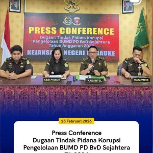 Kejari Merauke Tinjau Dugaan Korupsi PD. BvD Sejahtera Kabupaten Boven Digoel
