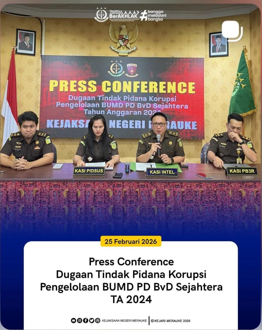 Kejari Merauke Tinjau Dugaan Korupsi PD. BvD Sejahtera Kabupaten Boven Digoel
