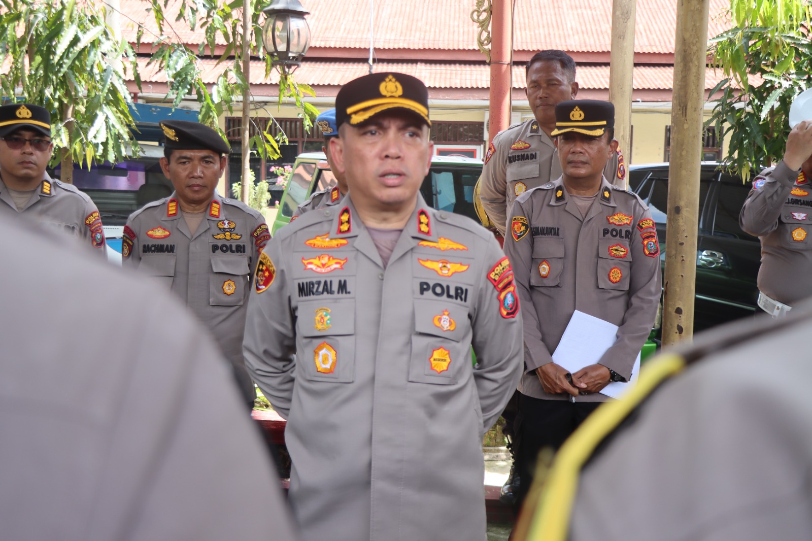 Kapolres Binjai Cek Kesiapan Kendaraan Dinas Menjelang Operasi Ketupat Toba 2026