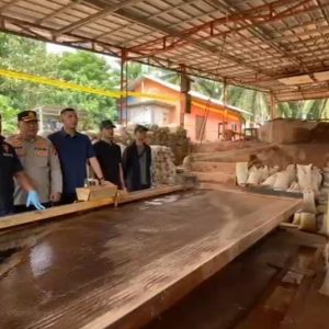 Bareskrim Polri Bongkar Lokasi Pengolahan Timah Ilegal di Belitung Timur, Dua Orang Jadi Tersangka