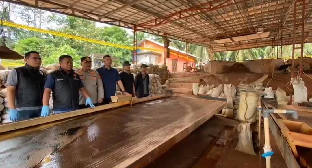 Bareskrim Polri Bongkar Lokasi Pengolahan Timah Ilegal di Belitung Timur, Dua Orang Jadi Tersangka