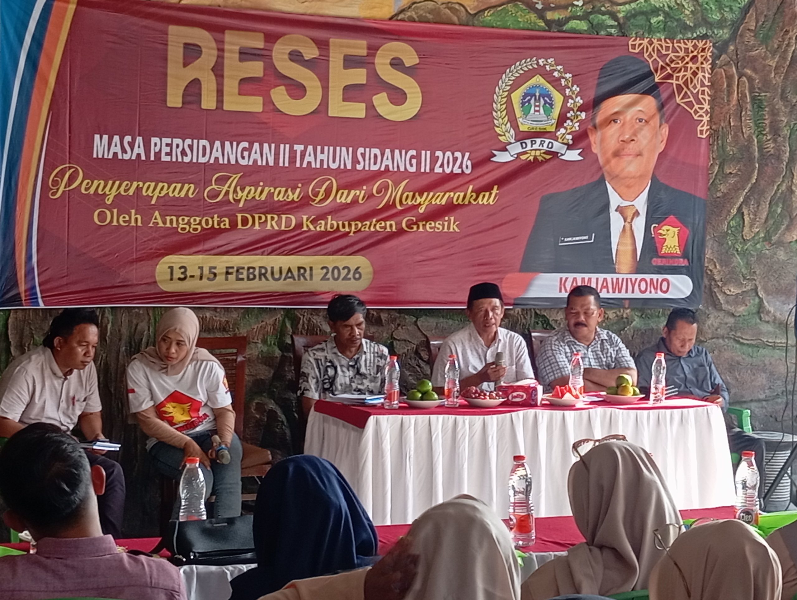 Reses Masa Persidangan II Tahun 2026, Kamjawiyono Serap Aspirasi Warga Driyorejo untuk Prioritas Pembangunan Desa