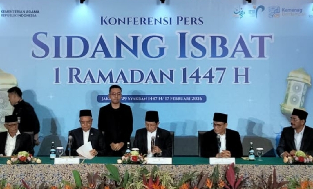 Sidang Isbat Tetapkan 1 Ramadhan 1447 H Jatuh 19 Februari 2026, Pemerintah Ajak Umat Perkuat Persatuan