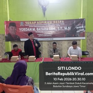 Yordan M. Batara Goa Serap Aspirasi Warga Tembok Dukuh dalam Reses DPRD Jatim