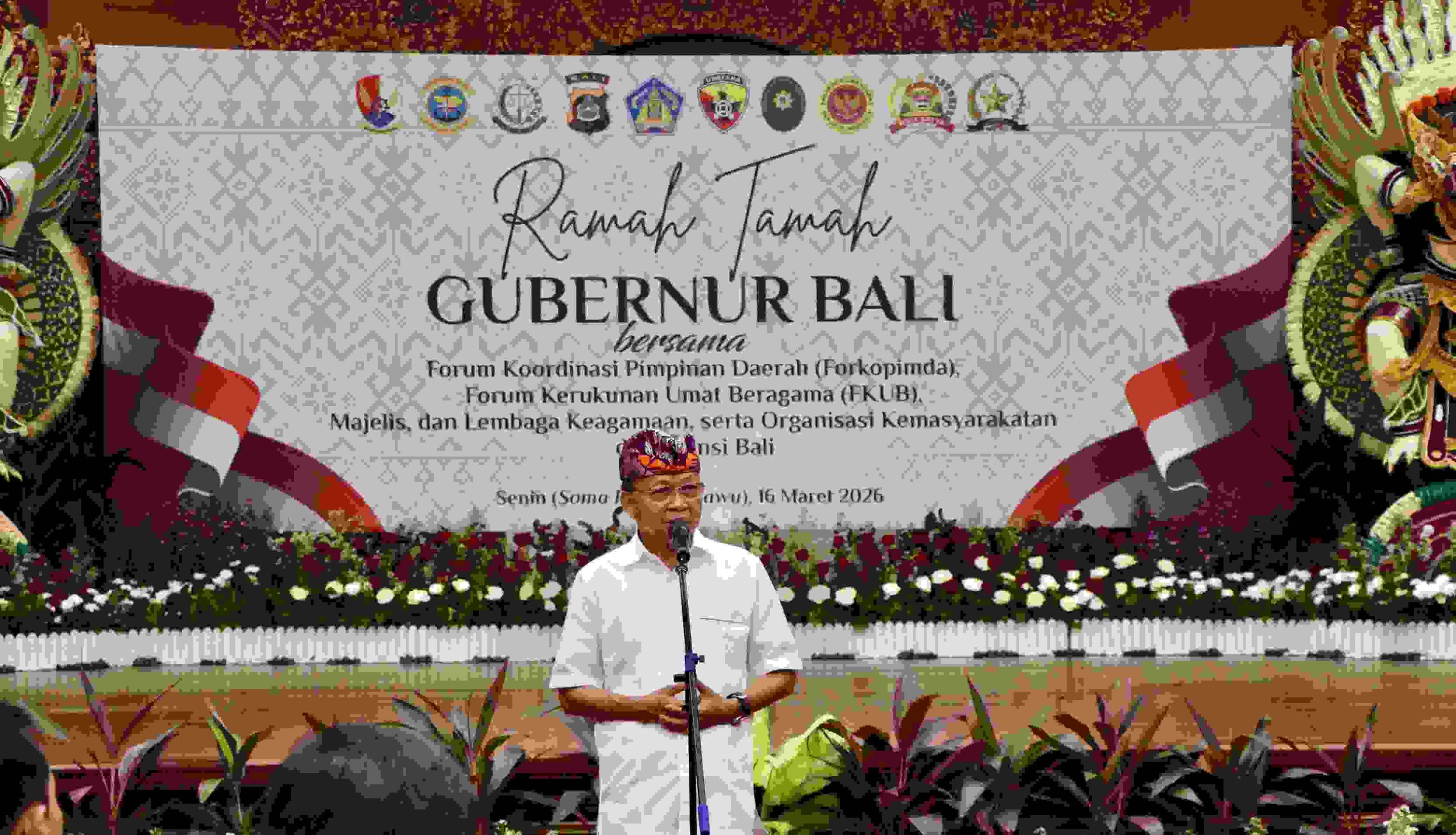 Sepakat Jaga Esensi Kesucian Nyepi Dan Idul Fitri, Koster Kumpul Bersama Forkopimda, Majelis Agama, FKUB Dan Ormas