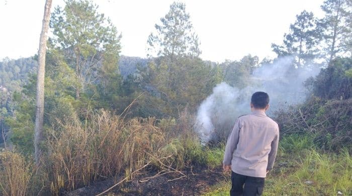 Sekira Tiga Hektar Lahan Pertanian Di Simalungun  Terbakar, Polisi  Selidiki  Penyebab nya