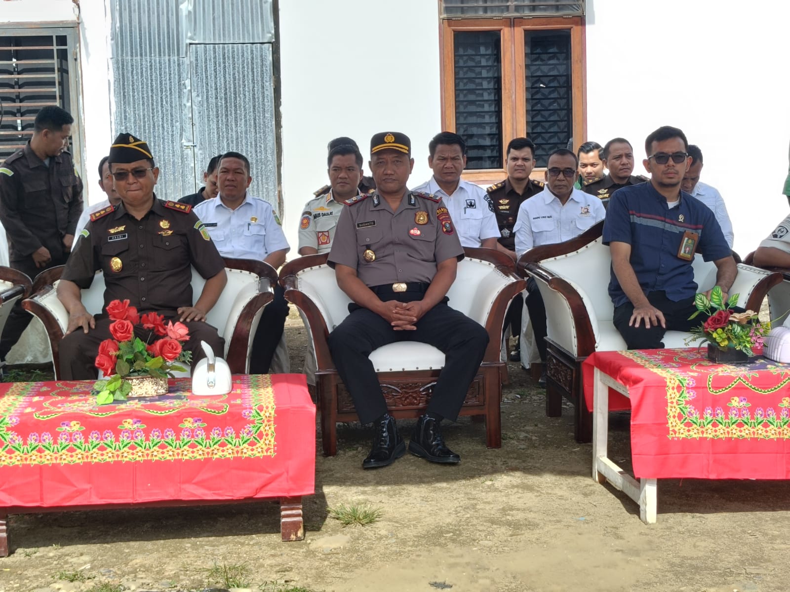 Polres Palas Hadiri dan Amankan Pemusnahan Barang Bukti di Kejari Palas