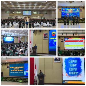 Pomdam I/BB Laksanakan Sosialisasi Operasi Gaktib dan Operasi Yustisi Polisi Militer TA 2026