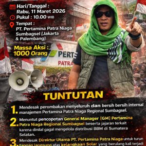 SCW Serukan Aksi 1.000 Massa Kepung Pertamina Patra Niaga Sumbagsel, Soroti Kelangkaan Solar