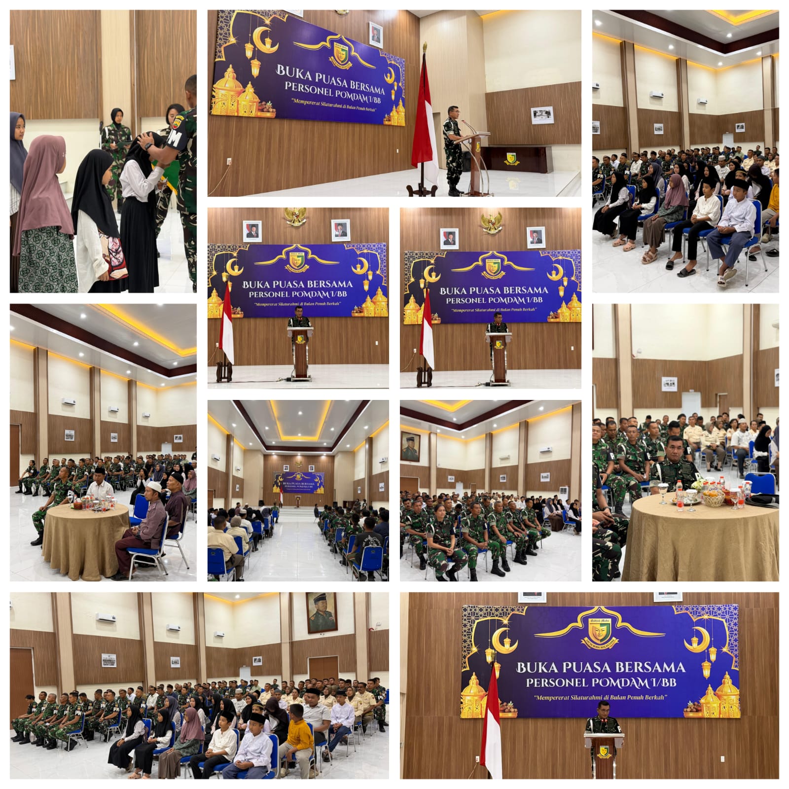 Jalin Kebersamaan di Ramadhan Berkah, Pomdam I/BB Buka Puasa bersama Anak Panti Asuhan Al – Washliyah