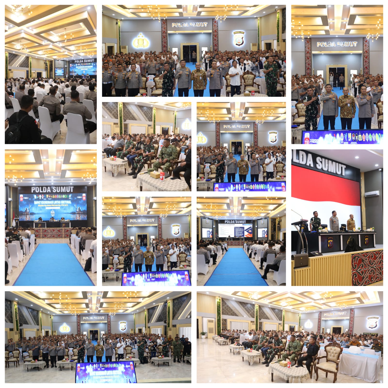 Wakili Pangdam I/BB, Danpomdam I/BB Hadiri Rakor Lintas Sektoral Ops Kepolisian Terpusat ” Ketupat Toba 2026 ” di Mapoldasu