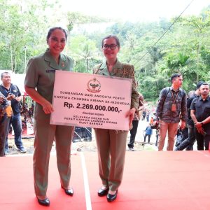 Kasad Resmikan Jembatan Bailey Sifalago Gomo di Kab. Nias Selatan Prov. Sumut