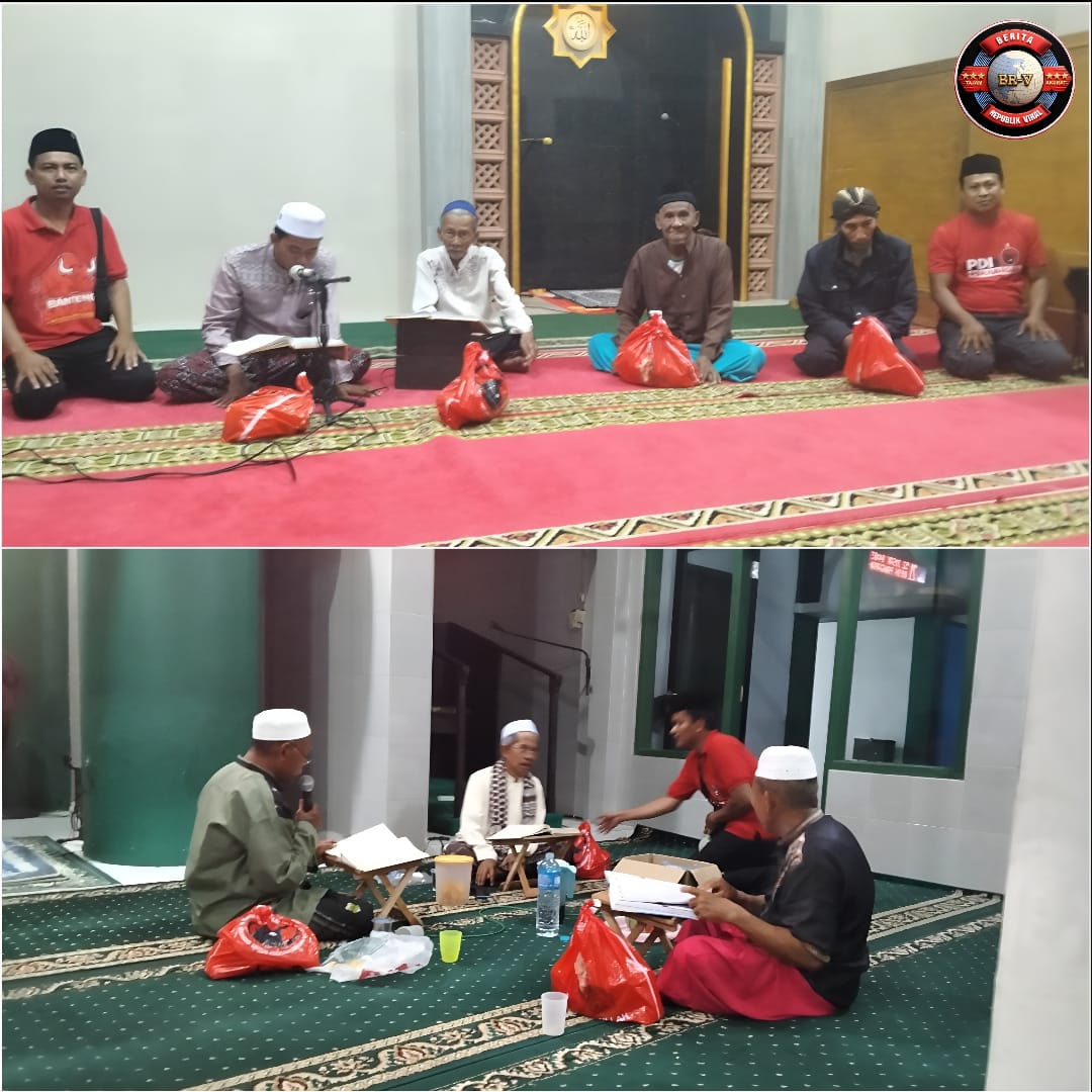 Dukung Kegiatan Tadarus, PAC PDIP Kota Sumenep Salurkan Bantuan untuk Jamaah Musholla