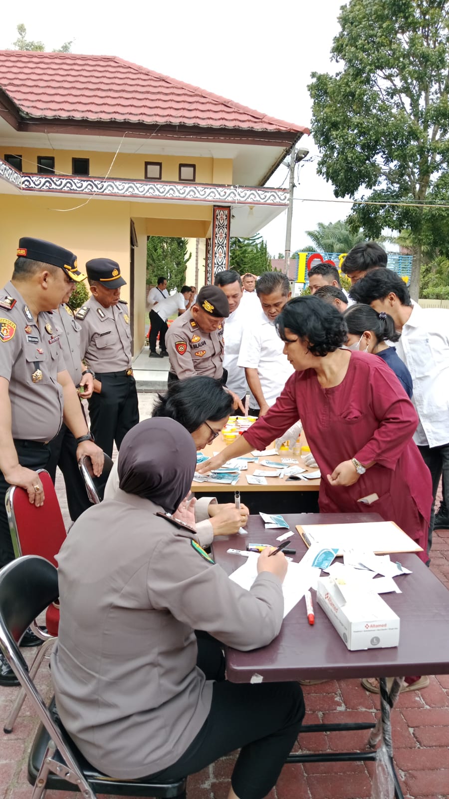Tindak Lanjut Perintah Kapolri! Kapolres Simalungun Gelar Sidak Tes Urine Mendadak, 37 Perwira dan Personel Opsnal Narkoba Diperiksa – Hasilnya Nihil Narkoba!